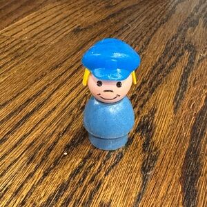 Fisher-Price Vintage Little People | wood bottom | Toy